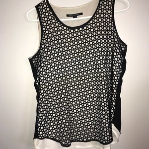 Zac and Rachel black and white tank top!